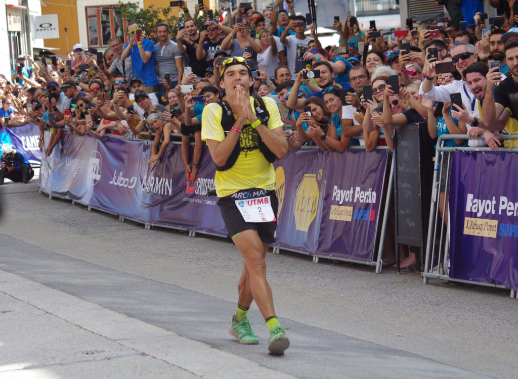 Pau Capell UTMB 2019 reittiennätys