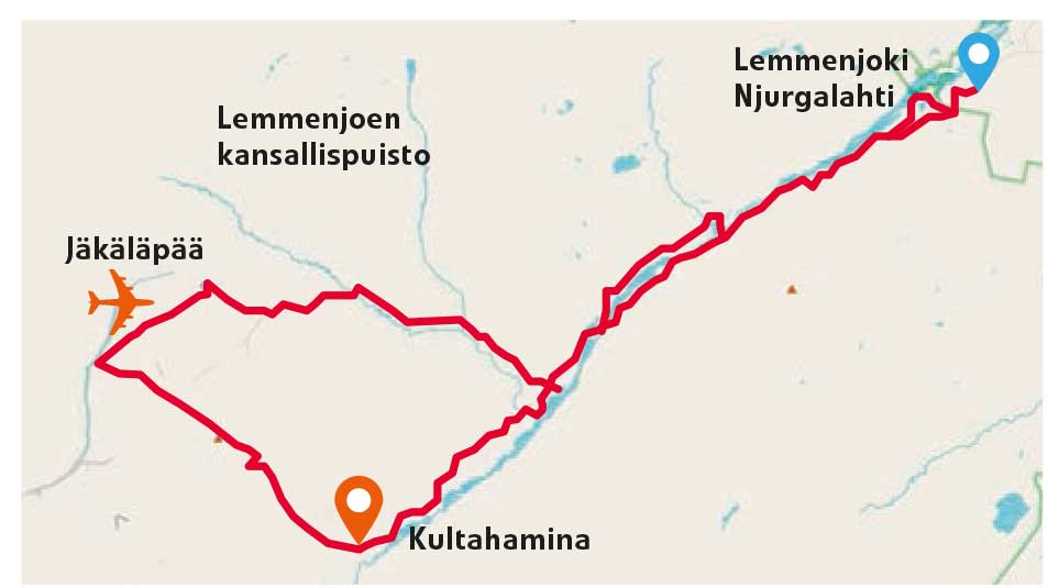 maastopyöräreitit Lemmejoki