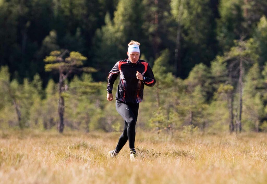 Hiihtäjän juoksuharjoittelu