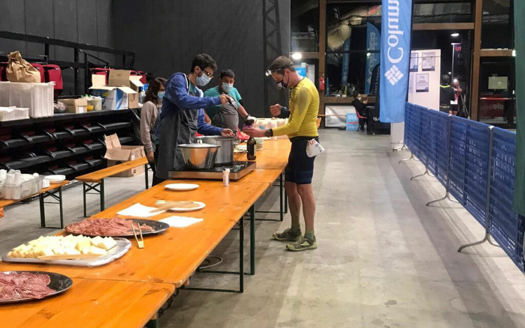UTMB 2021 Courmayeur huolto Kai Langel