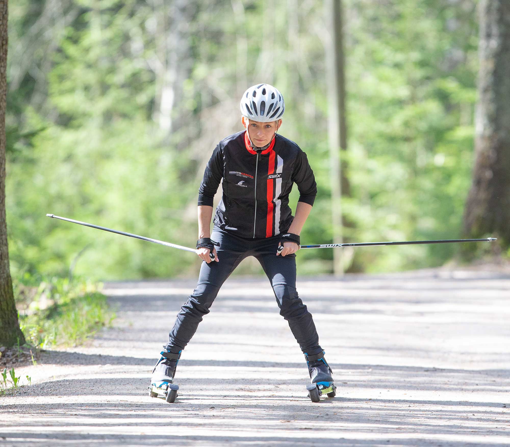 vauhti rullasuksilla