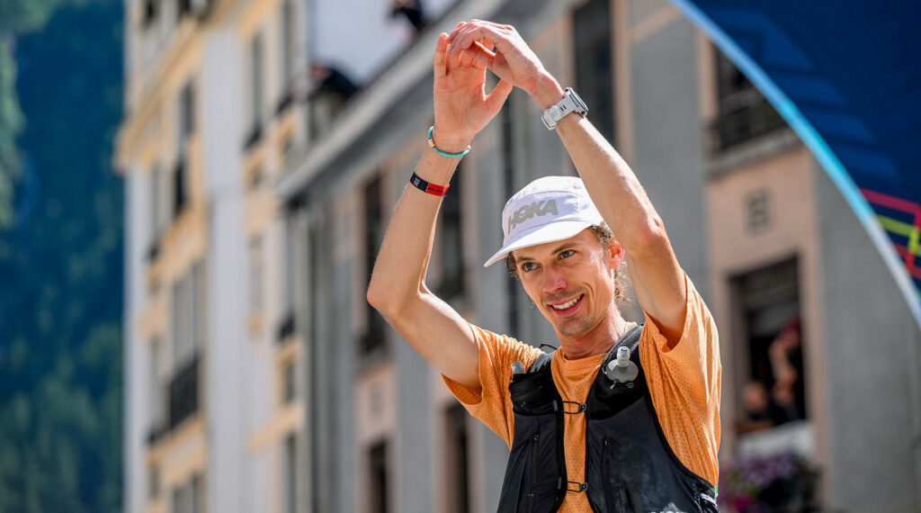 UMTB 2023 Jim Walmsley, miesten voittaja.